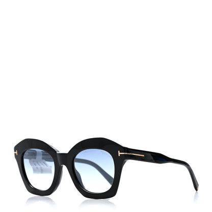 Tom Ford Bardot Sunglasses TF689 Shiny Black 1 of 4