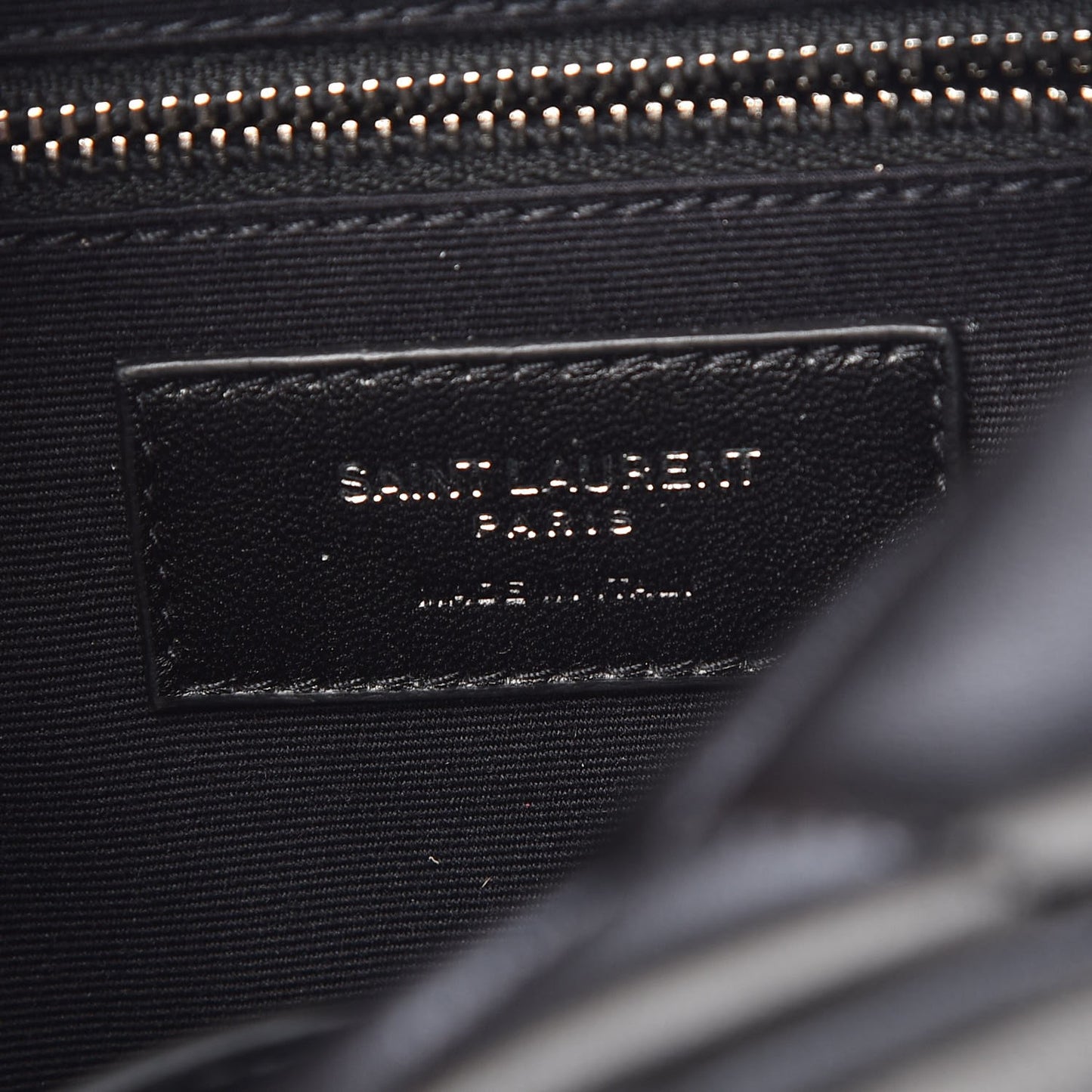 Calfskin Y Quilted Monogram Small Loulou Bowling Bag Black