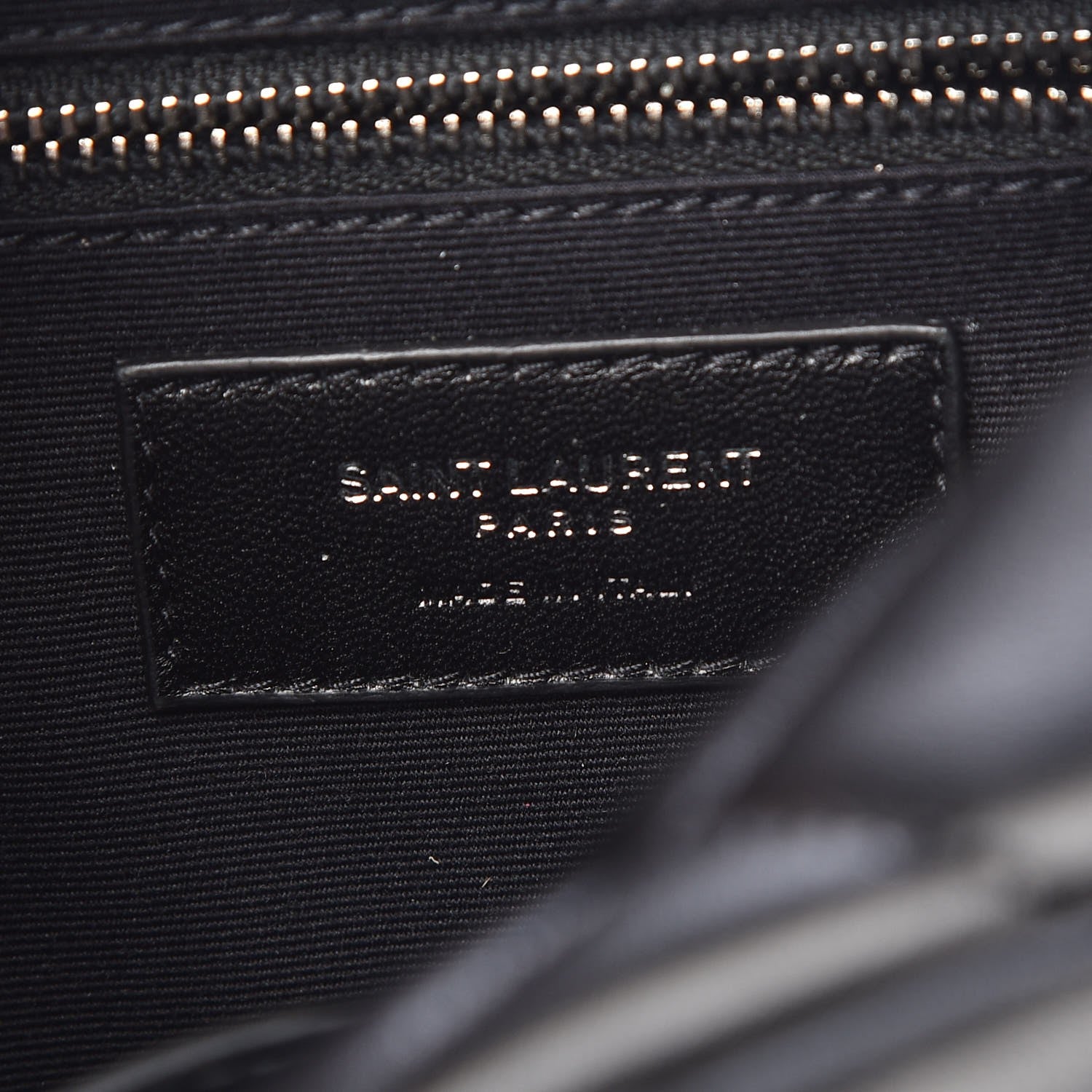 Saint Laurent Calfskin Y Quilted Monogram Small Loulou Bowling Bag Black 6 of 7