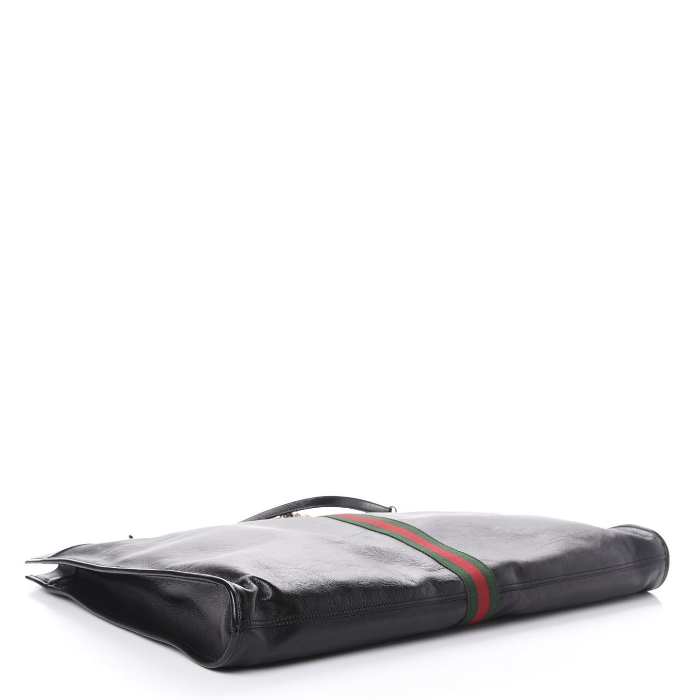 Calfskin Maxi Rajah Chain Tote Black