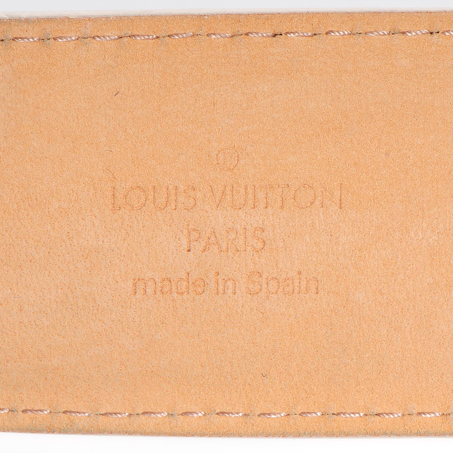 Louis Vuitton Damier Azur LV Initiales Belt 80 32 5 of 7
