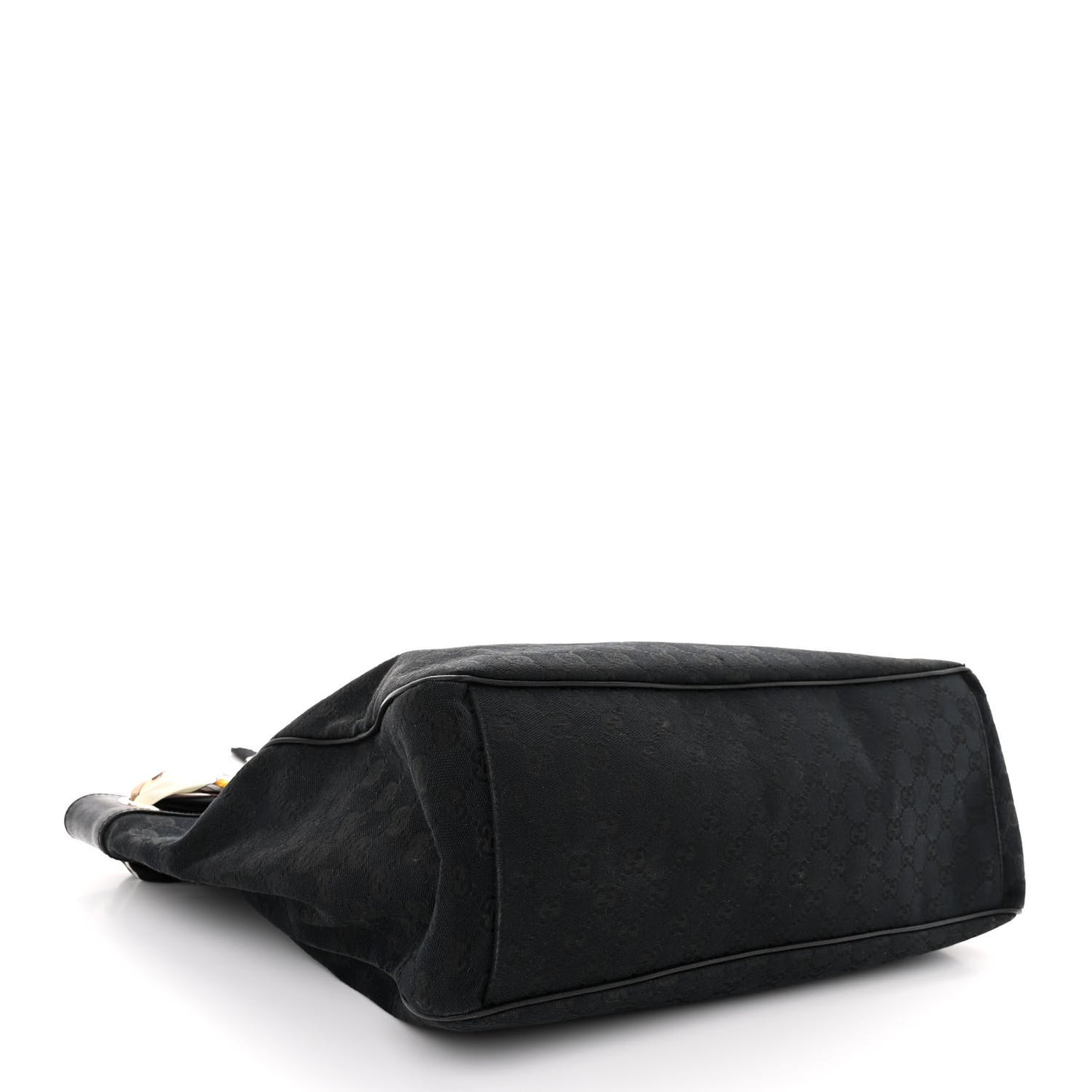 Monogram Large Positano Tote Black