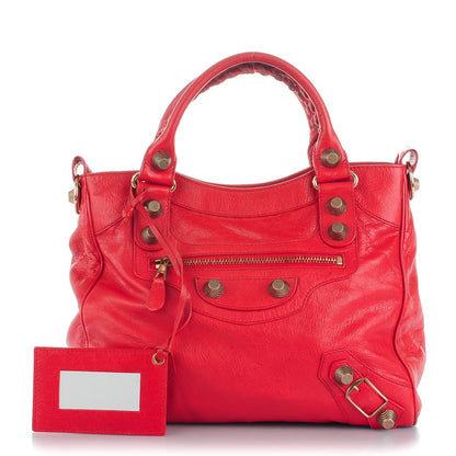 Balenciaga Agneau Giant 21 Rose Gold Hardware Velo Coquelicot 1 of 15