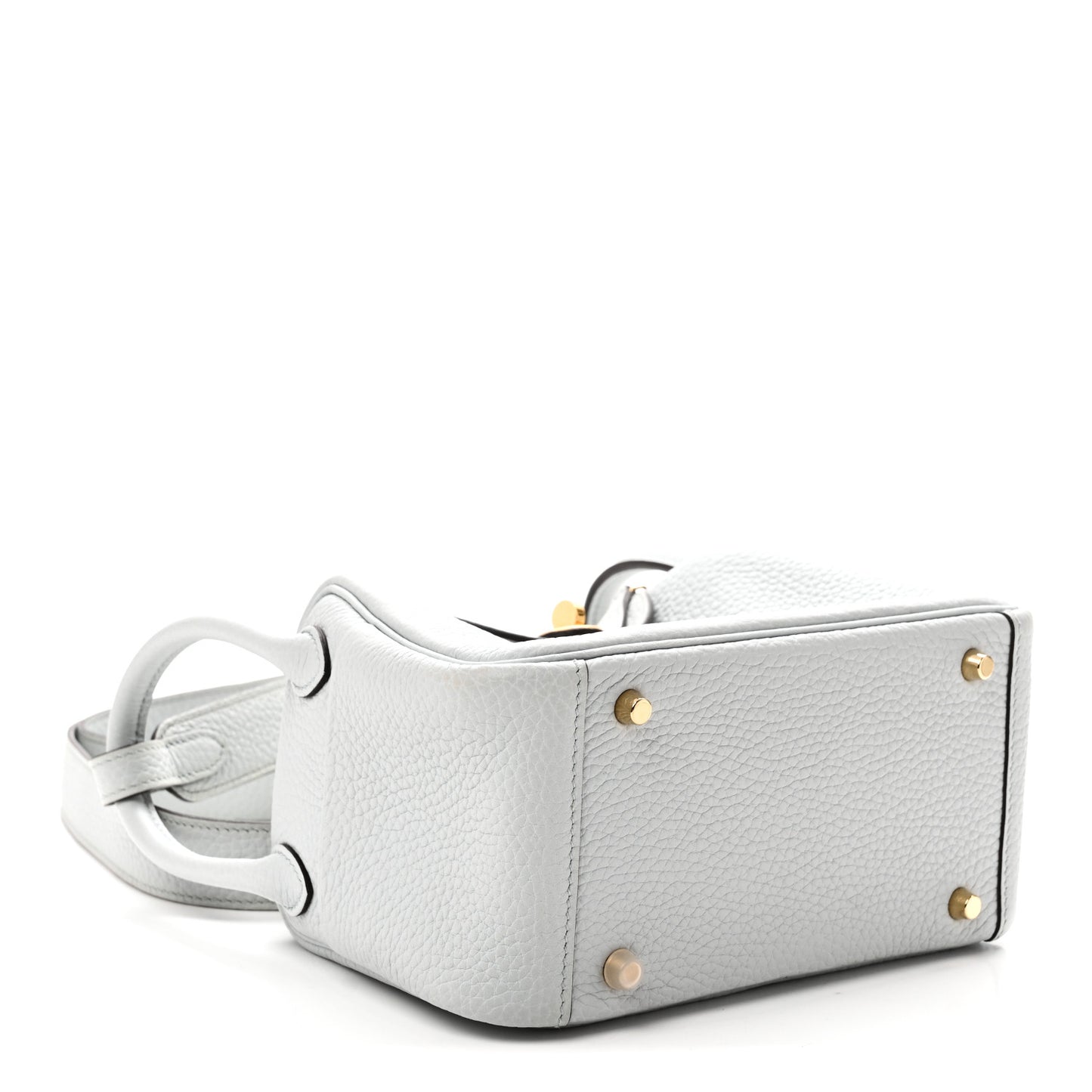 Taurillon Clemence Mini Lindy 20 Bleu Pale