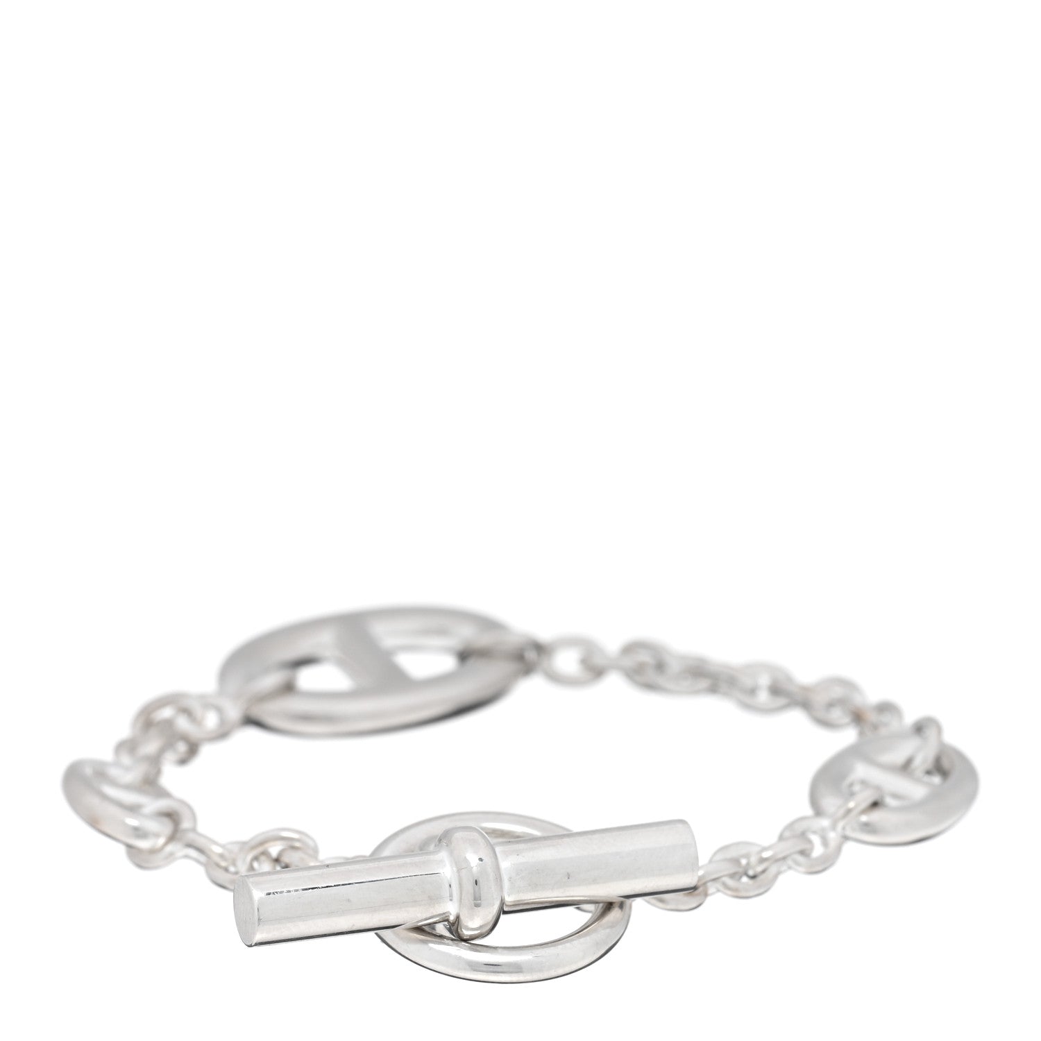 Hermes Sterling Silver Farandole Bracelet ST 2 of 4