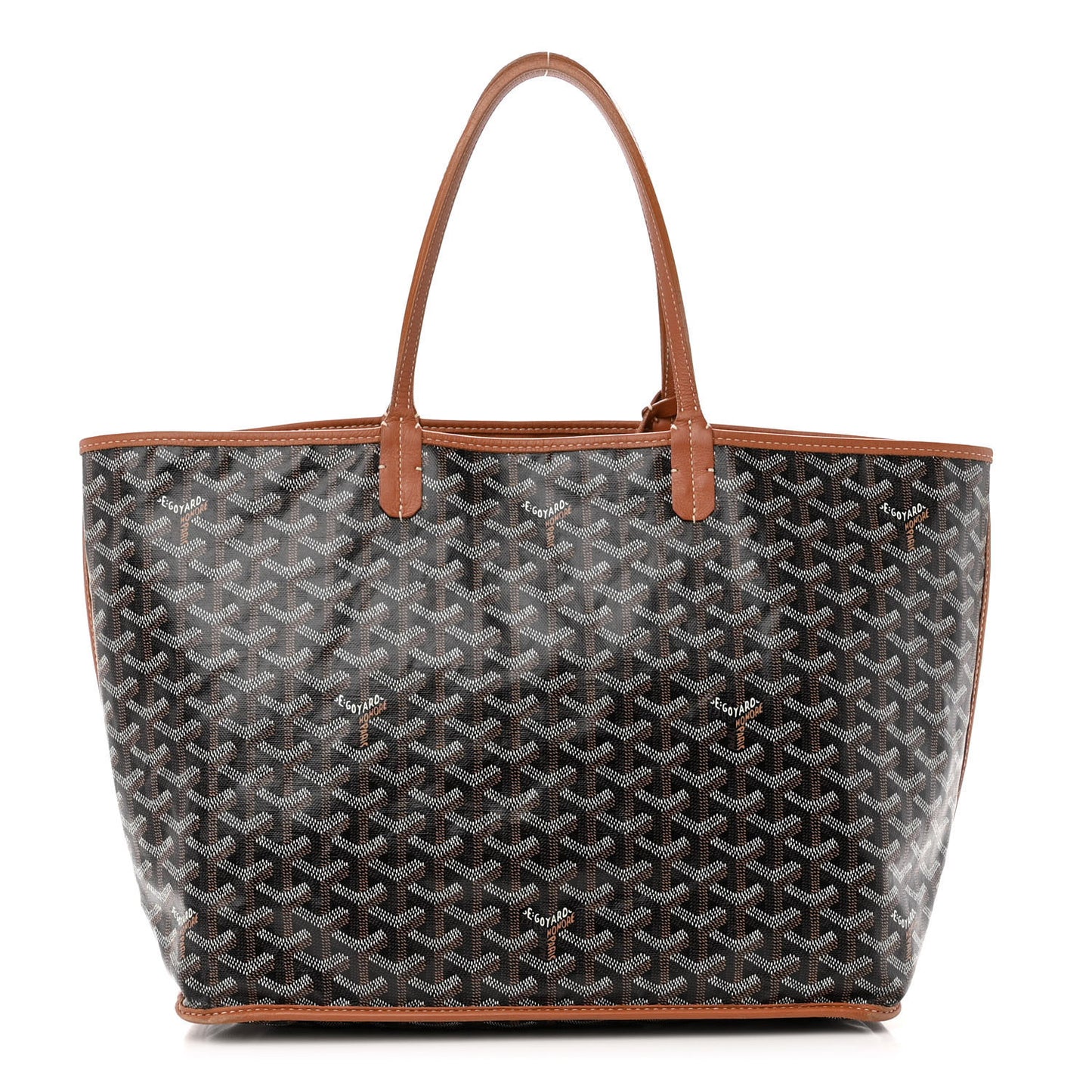 Goyardine Reversible Anjou PM Black Gold