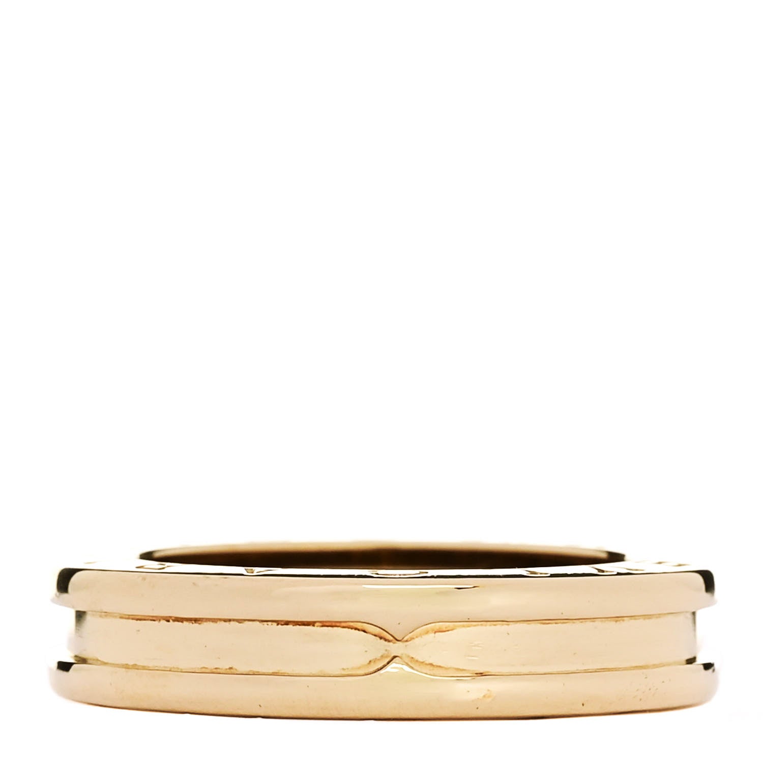 Bulgari 18K Yellow Gold B.Zero1 One-Band Ring 52 6 1 of 5