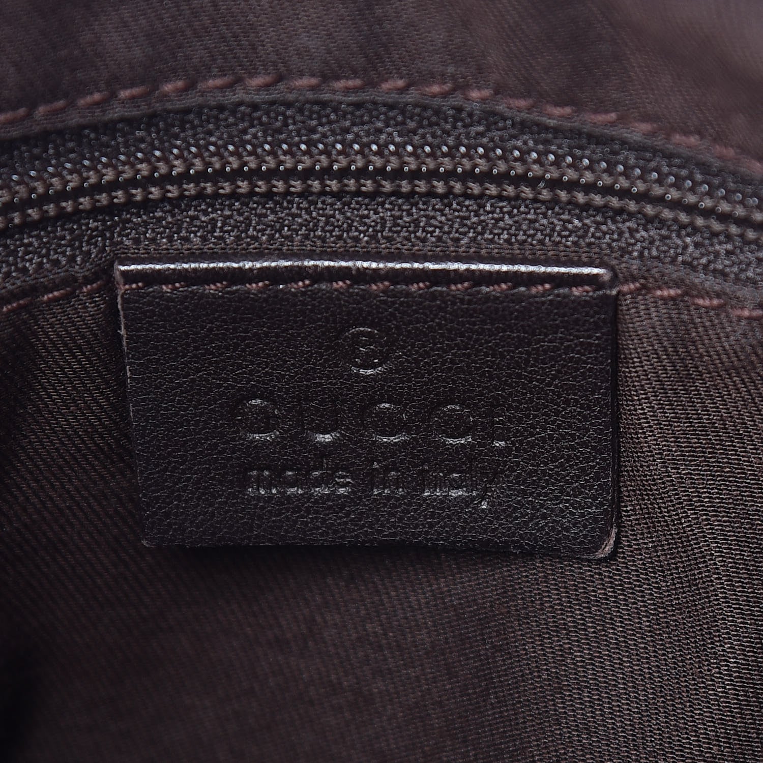 Gucci Monogram Medium D Gold Hobo Dark Brown 6 of 12