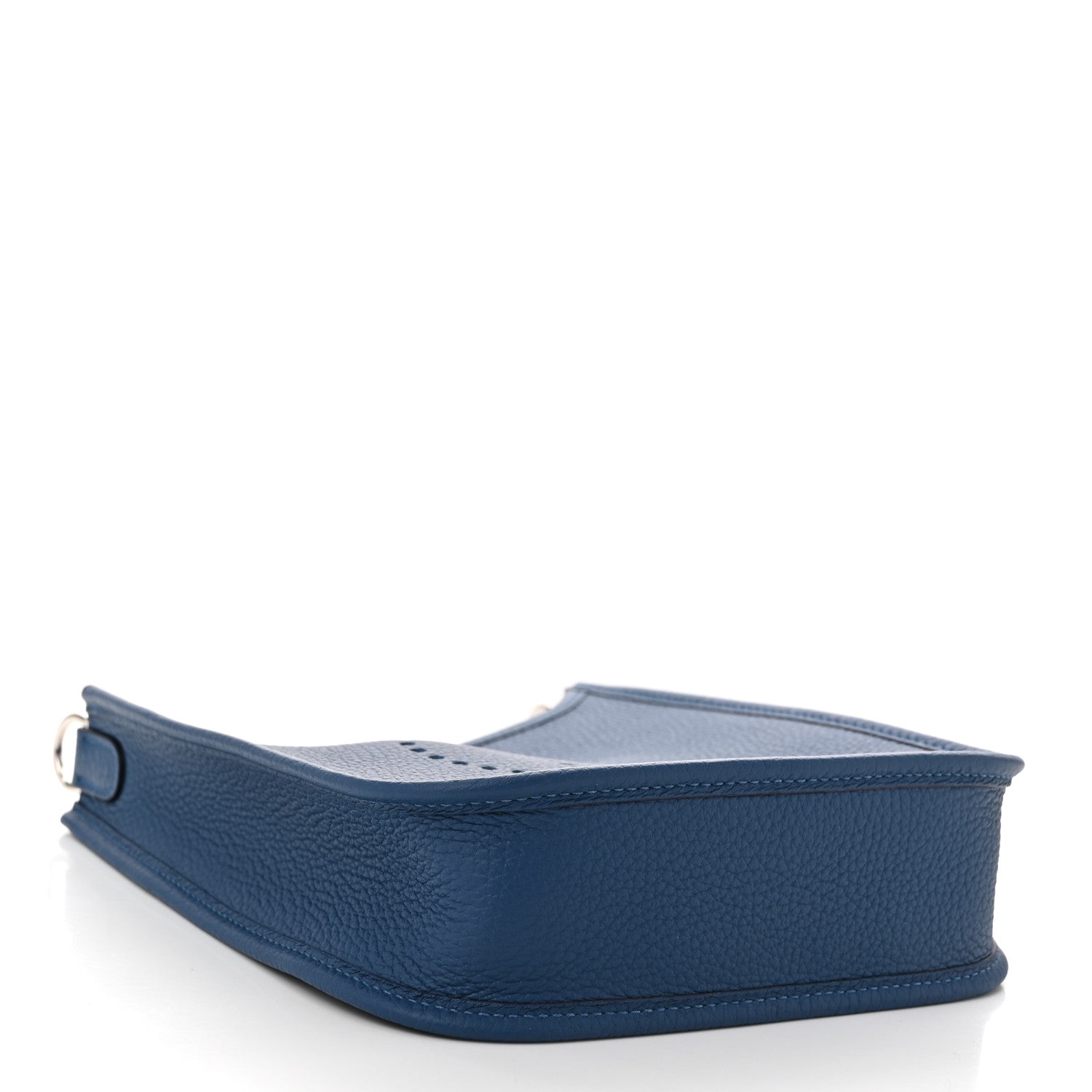Hermes Taurillon Clemence Amazone Sangle Cavale Evelyne TPM Bleu Tie Nata Black Cacao 4 of 11