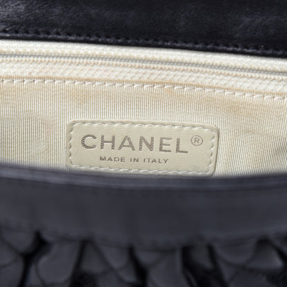 Chanel Washed Lambskin Mini Chain Around Messenger Black 9 of 11