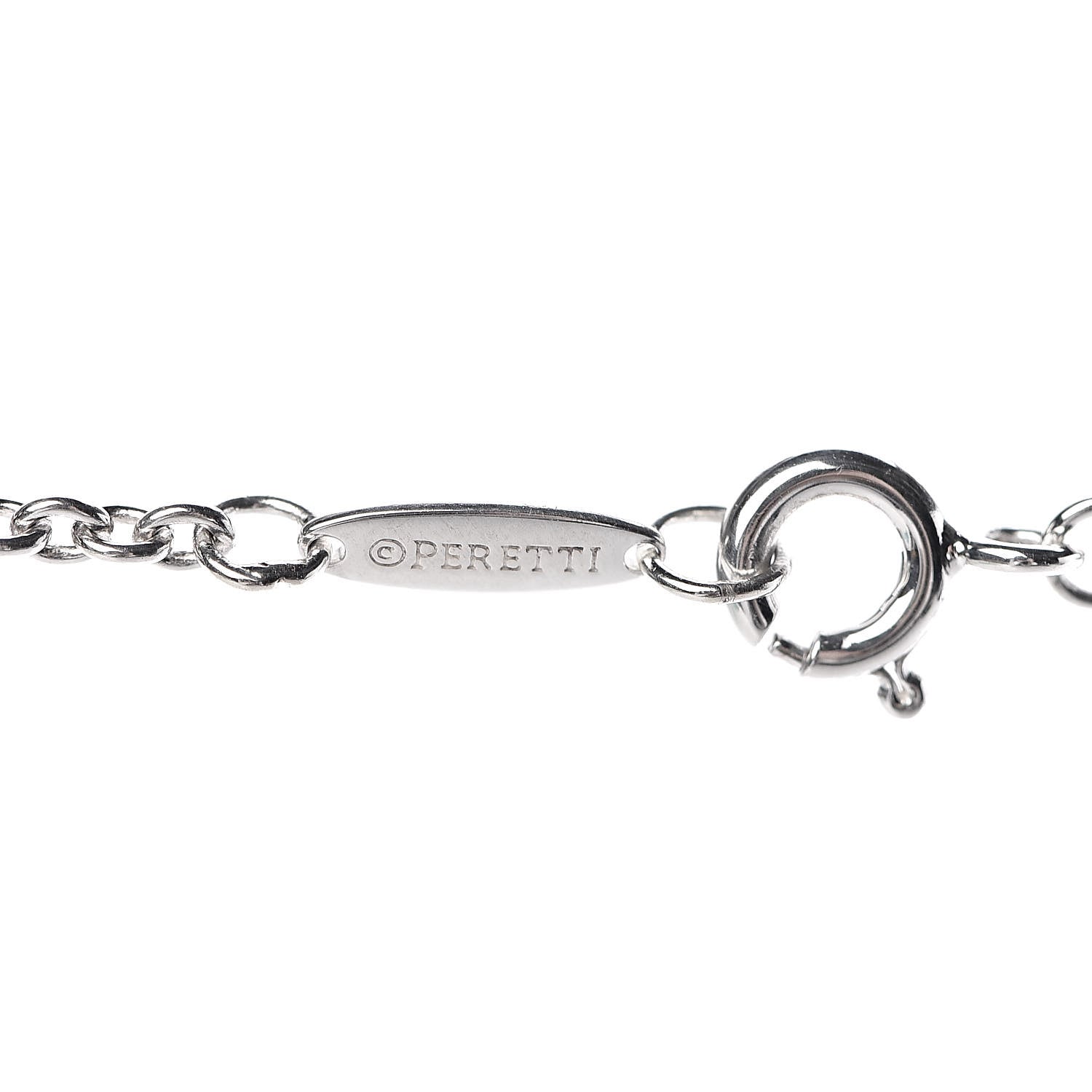 Tiffany Sterling Silver Elsa Peretti Open Heart Lariat Necklace 8 of 9