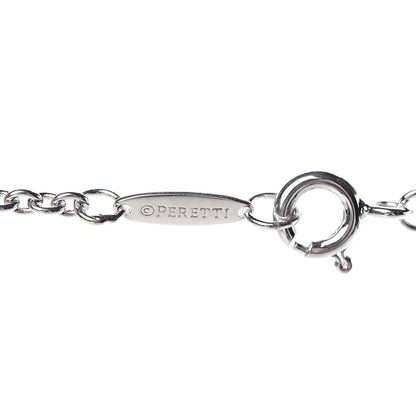 Tiffany Sterling Silver Elsa Peretti Open Heart Lariat Necklace 8 of 9