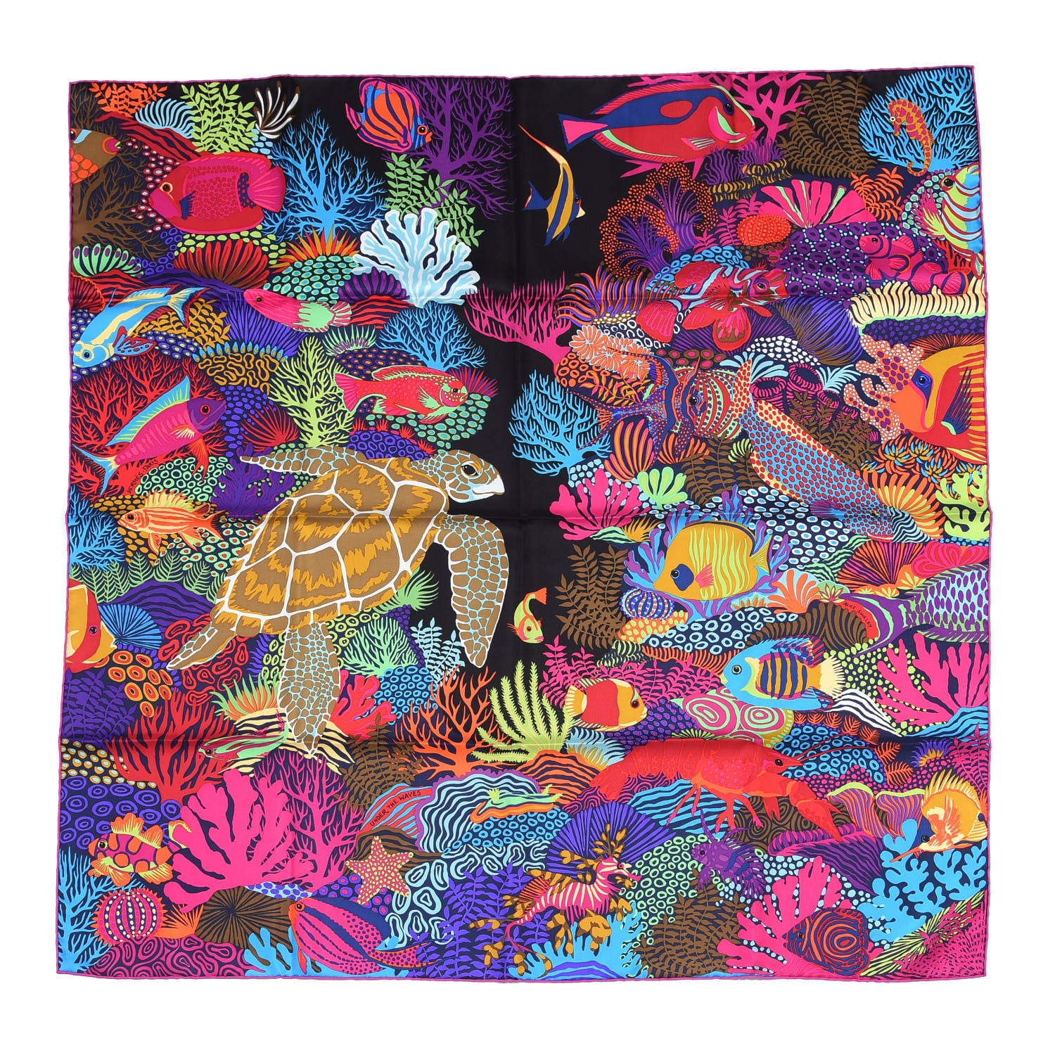 Hermes Silk Under The Waves Scarf 90 1 of 4