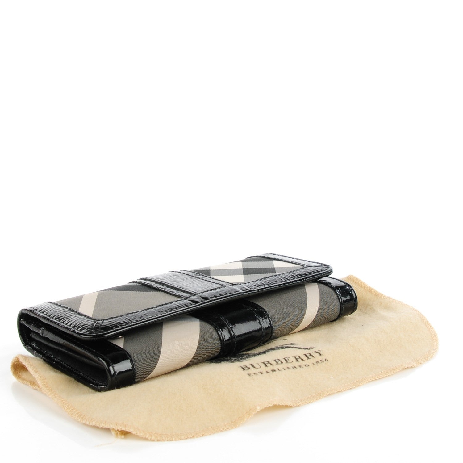 Burberry Beat Check Penrose Continental Wallet Black 4 of 7