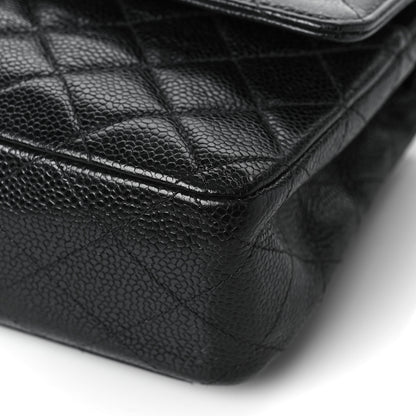 Chanel Caviar Quilted Medium Double Flap Black 9 of 9