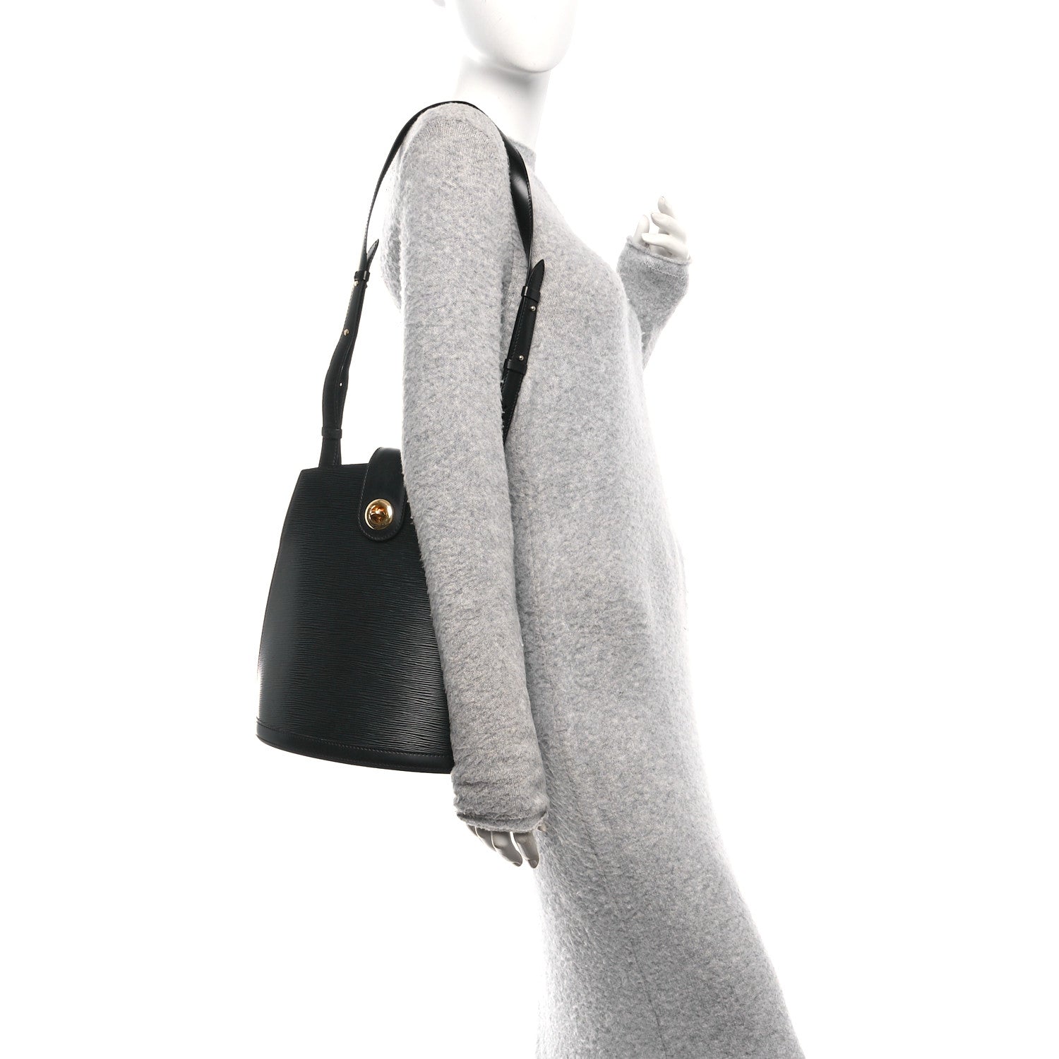 Louis Vuitton Epi Cluny Black 2 of 10