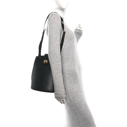 Louis Vuitton Epi Cluny Black 2 of 10