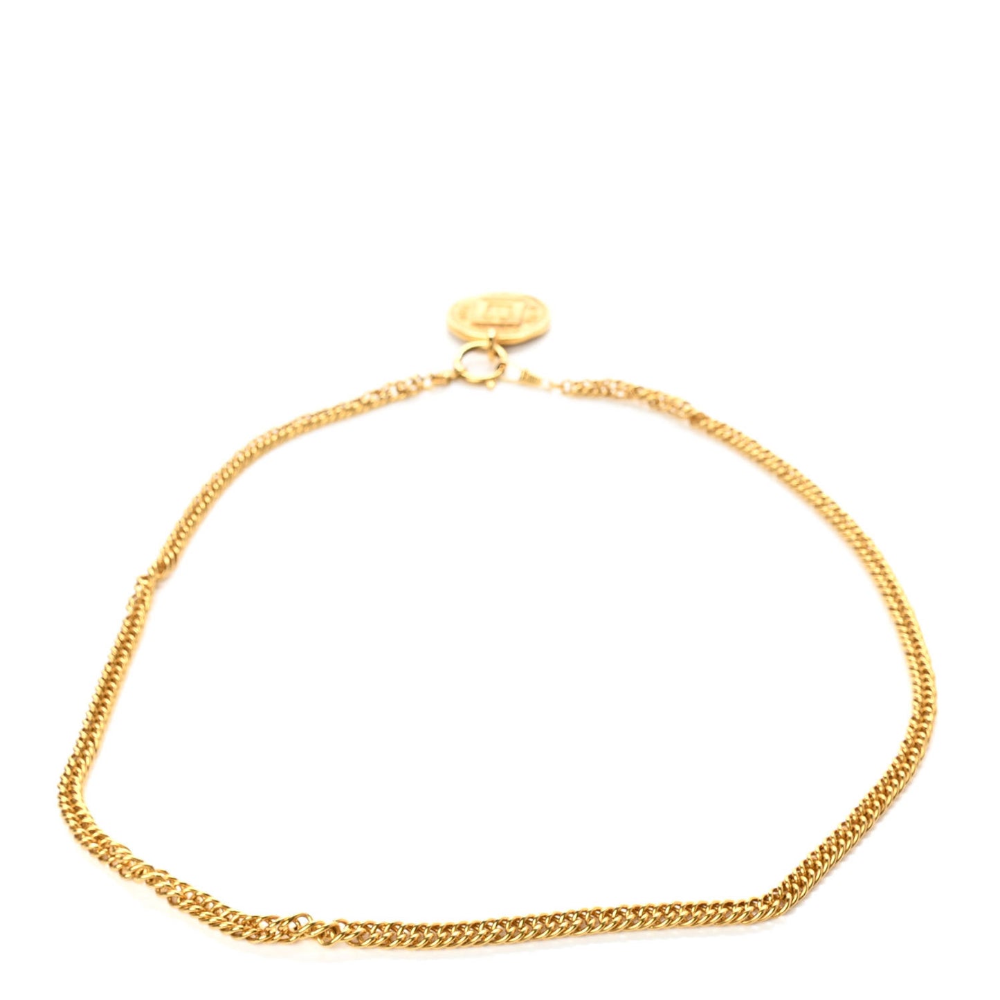 CC Coin Chain Belt Gold