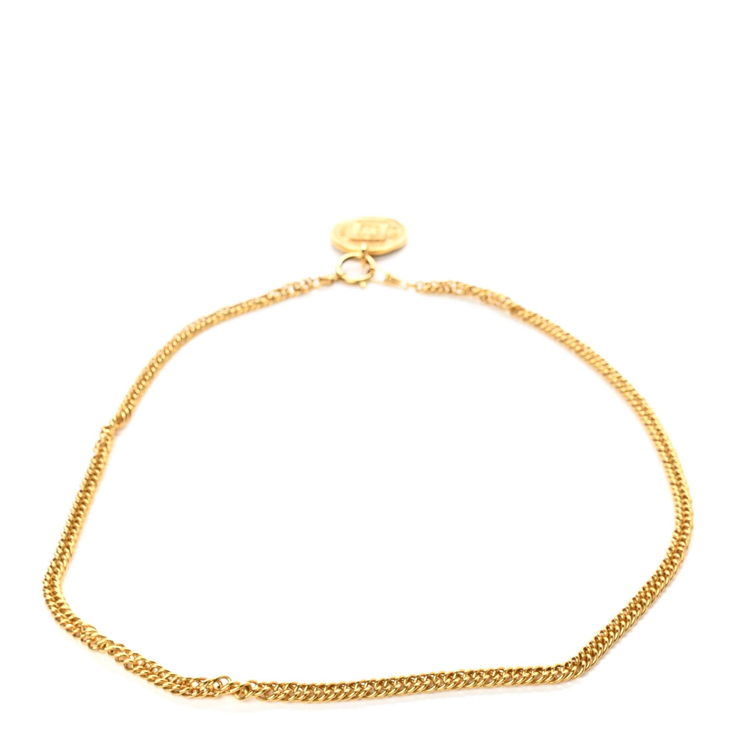 Chanel CC Coin Chain Belt Gold 2 of 5