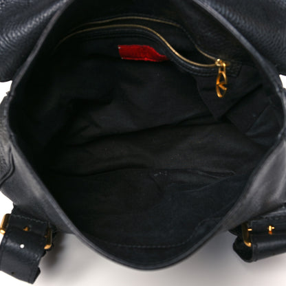 Valentino Garavani Calfskin Large Histoire Black 4 of 8