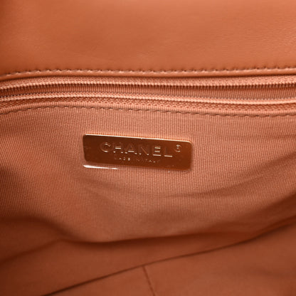 Chanel Lambskin Quilted Medium Chanel 19 Flap Brown 6 of 10