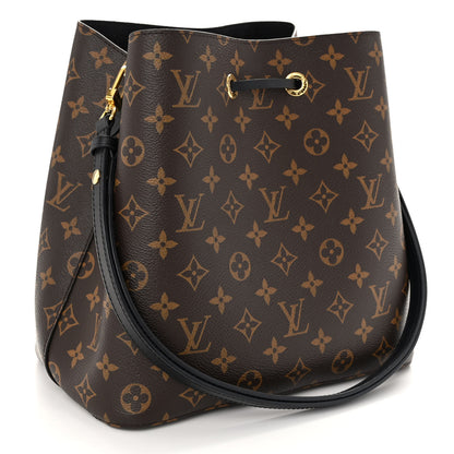 Louis Vuitton Monogram Neonoe MM Black 3 of 10
