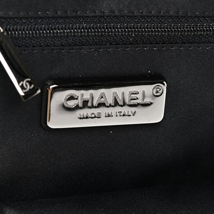 Chanel Lambskin Embroidered Frame Bag Black 6 of 13