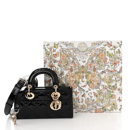 Christian Dior Patent Cannage Small Lady D-Joy Black 14 of 14
