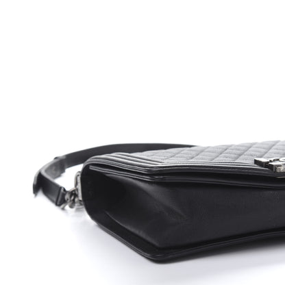 Chanel Caviar Quilted New Medium Boy Flap Black 6 of 14
