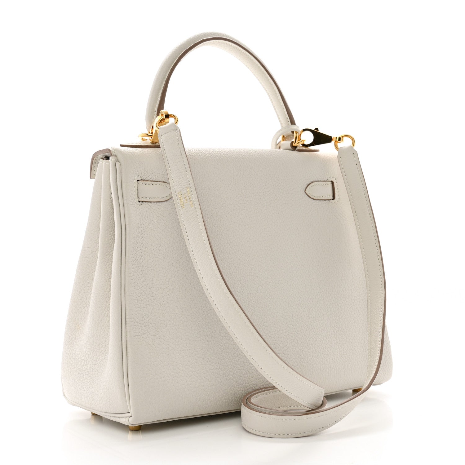 Hermes Togo Kelly Retourne 25 Gris Pale 2 of 11