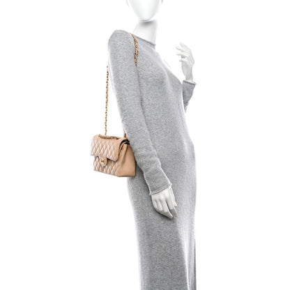 Chanel Caviar Quilted Small Double Flap Beige 2 of 10