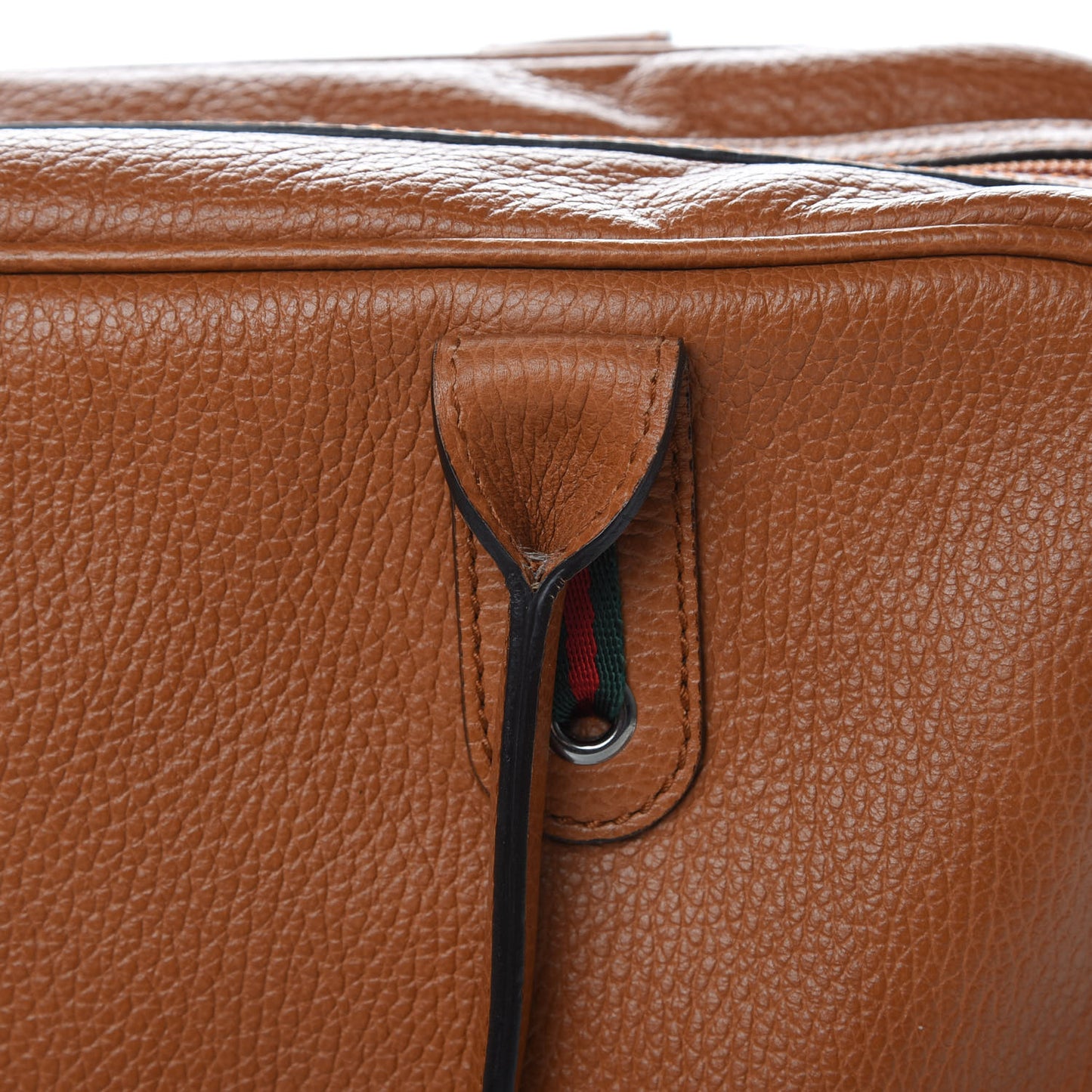 Grained Calfskin Large Princy Duffle Bag Light Brown