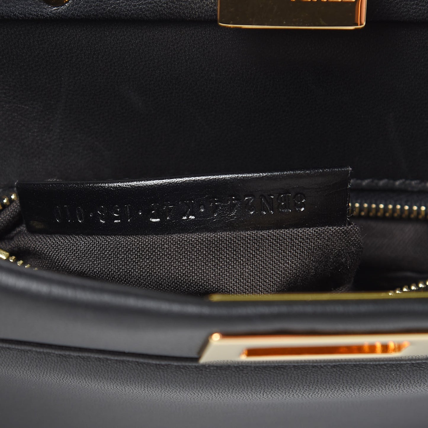 Nappa Mini Peekaboo Iconic Satchel Black
