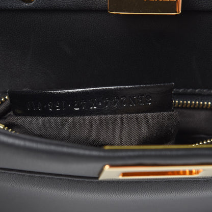 Fendi Nappa Mini Peekaboo Iconic Satchel Black 8 of 11
