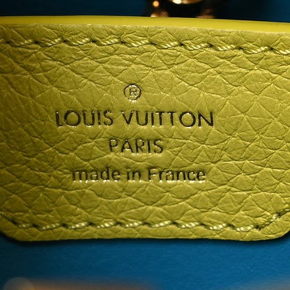 Louis Vuitton Taurillon Capucines BB White Cedrat 7 of 10