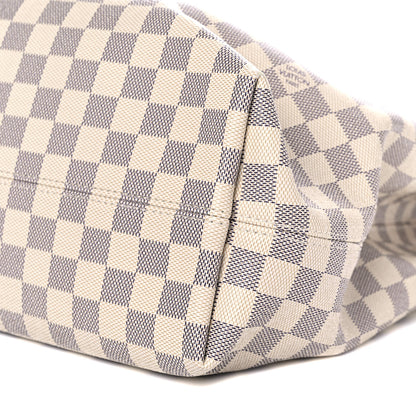 Louis Vuitton Damier Azur Graceful MM Rose Ballerine 8 of 8