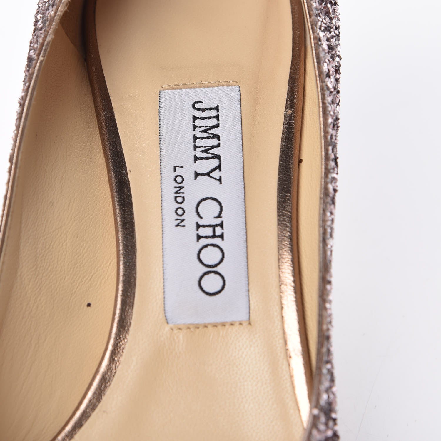 Jimmy Choo Glitter Pointy Toe Romy 85 Pumps 36.5 Pink 9 of 15