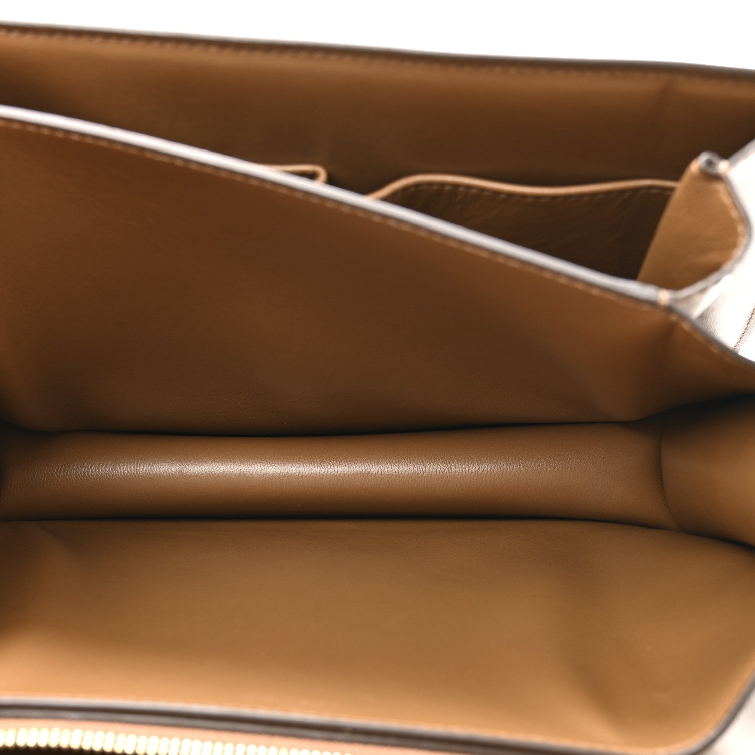 Celine Box Calfskin Medium Classic Box Flap Bag  Camel 5 of 13