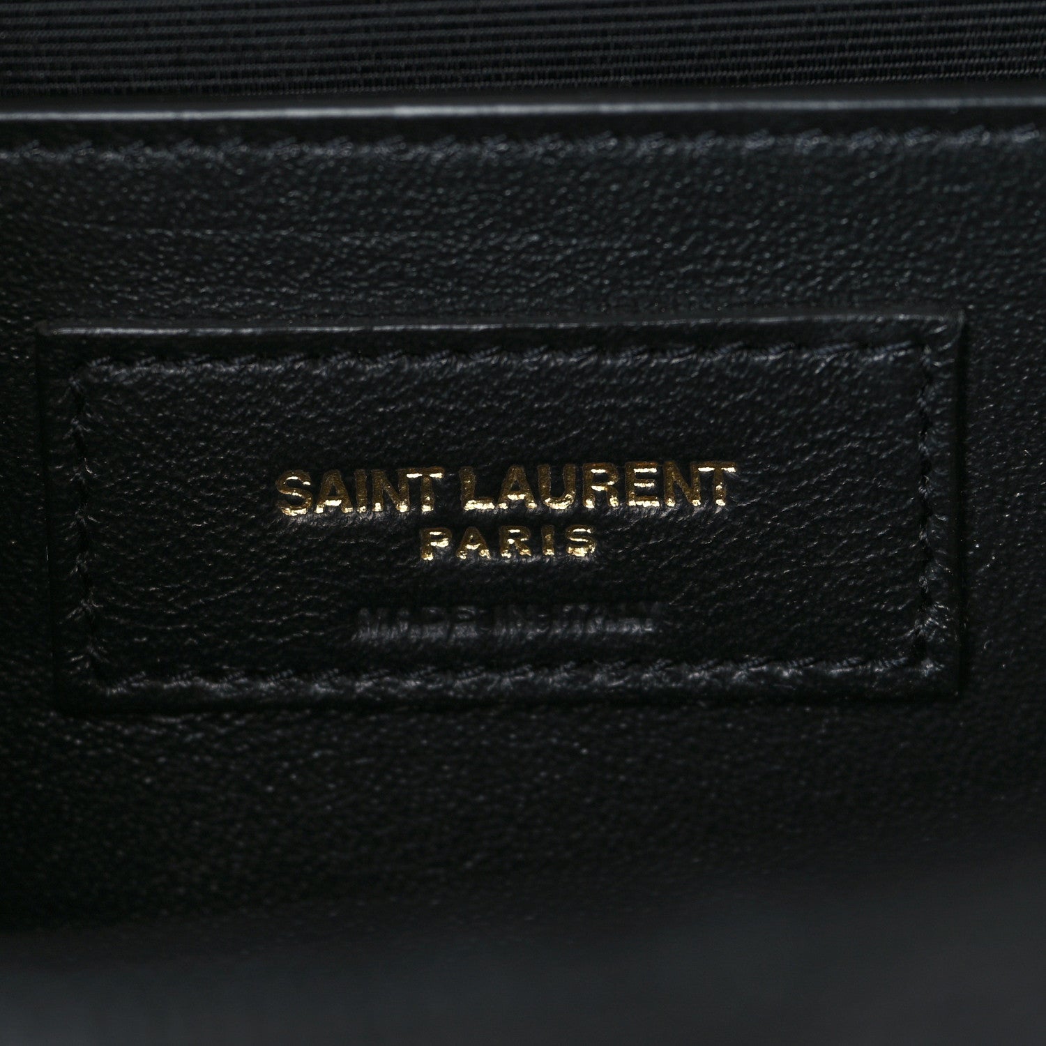 Saint Laurent Grain De Poudre Textured Mixed Matelasse Triquilt Medium Monogram Satchel Black 6 of 6