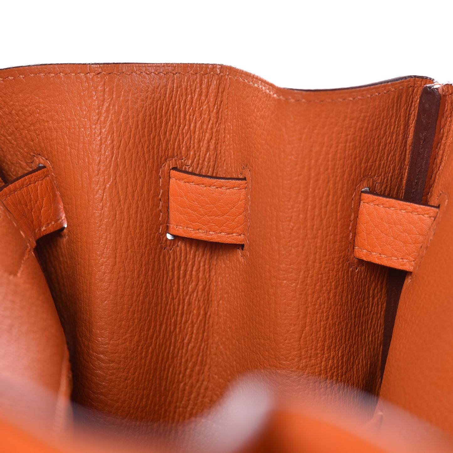 Taurillon Clemence Birkin 35 Orange