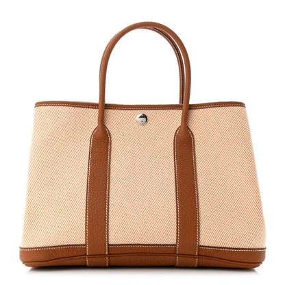 Hermes Toile Negonda Garden Party 30 TPM Gold 1 of 11