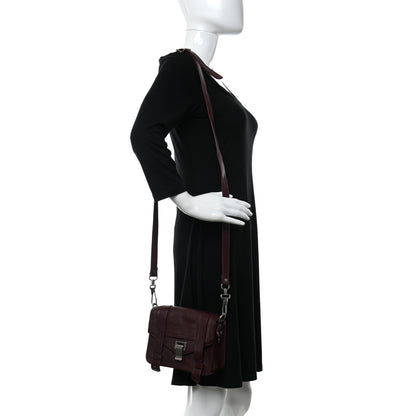 Proenza Schouler Lambskin PS1 Mini Crossbody Bag Oxblood 2 of 12