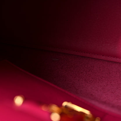 Saint Laurent Calfskin Small Monogram Cabas Fuchsia 14 of 16