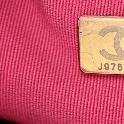 Chanel Cashmere Tweed Quilted CC Links Hobo Fuchsia 7 of 10