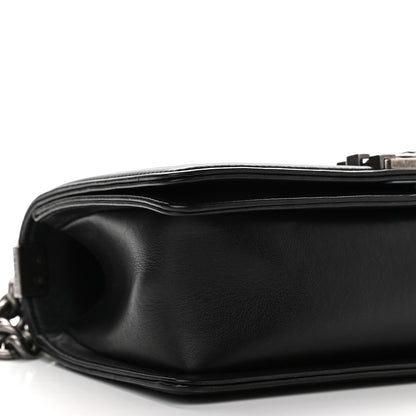 Chanel Calfskin Quilted Medium Boy Flap Black 8 of 9