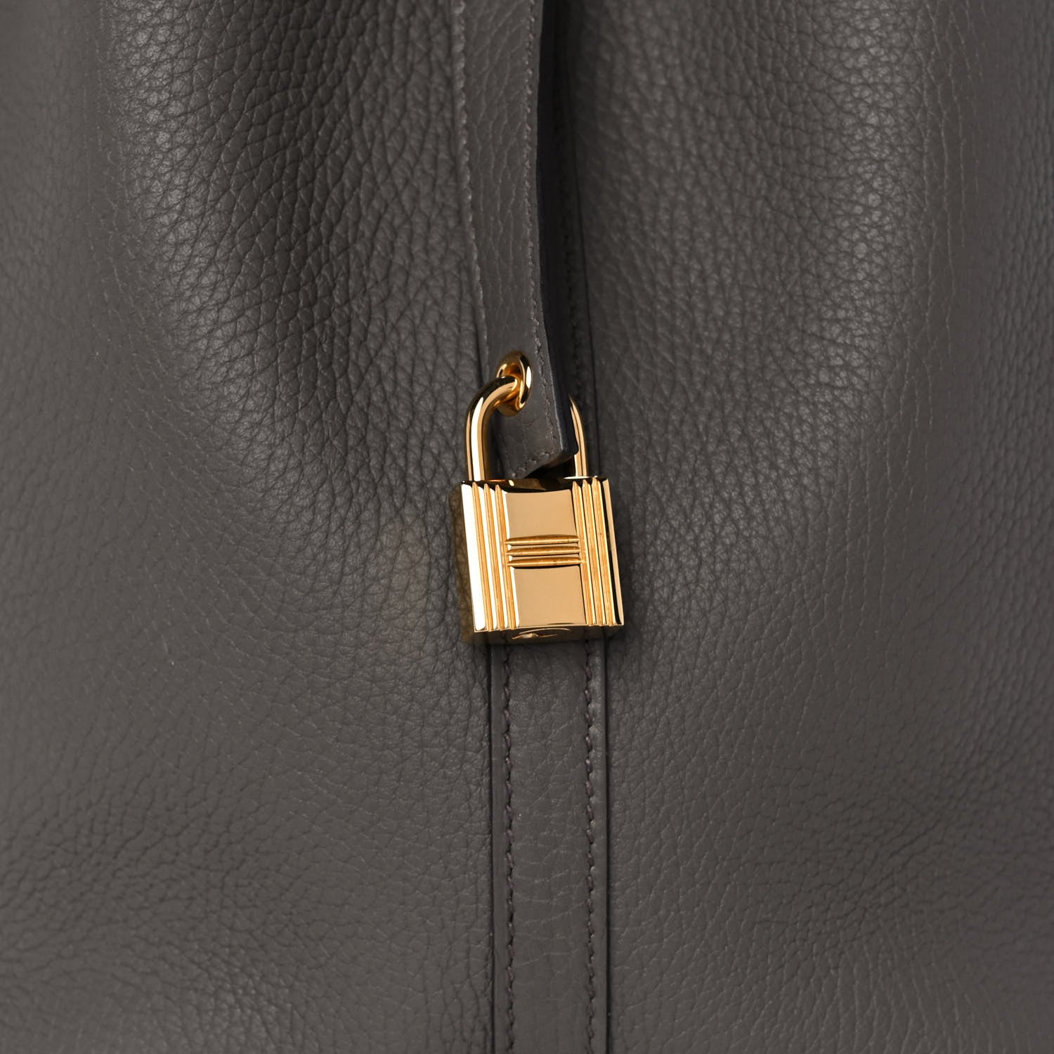 Hermes Taurillon Clemence Picotin Lock 22 MM Etain 7 of 12
