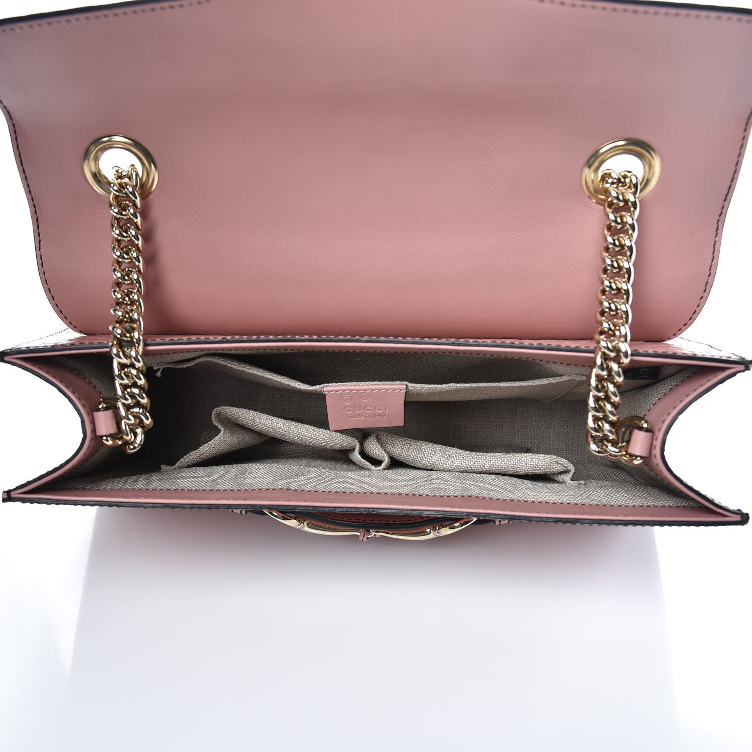 Gucci Microguccissima Medium Emily Chain Shoulder Bag Soft Pink 5 of 12