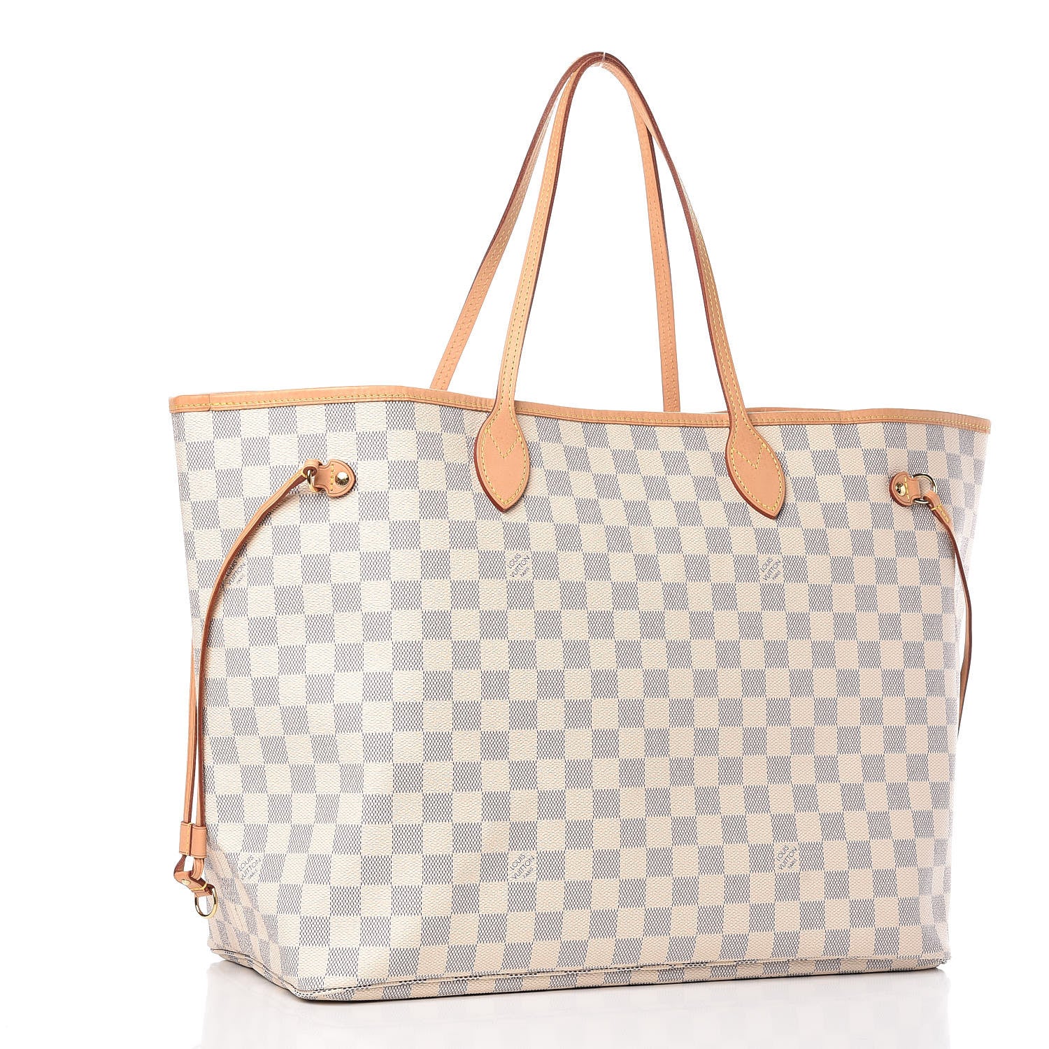 Louis Vuitton Damier Azur Neo Neverfull GM Rose Ballerine 4 of 22