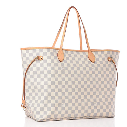 Louis Vuitton Damier Azur Neo Neverfull GM Rose Ballerine 4 of 22