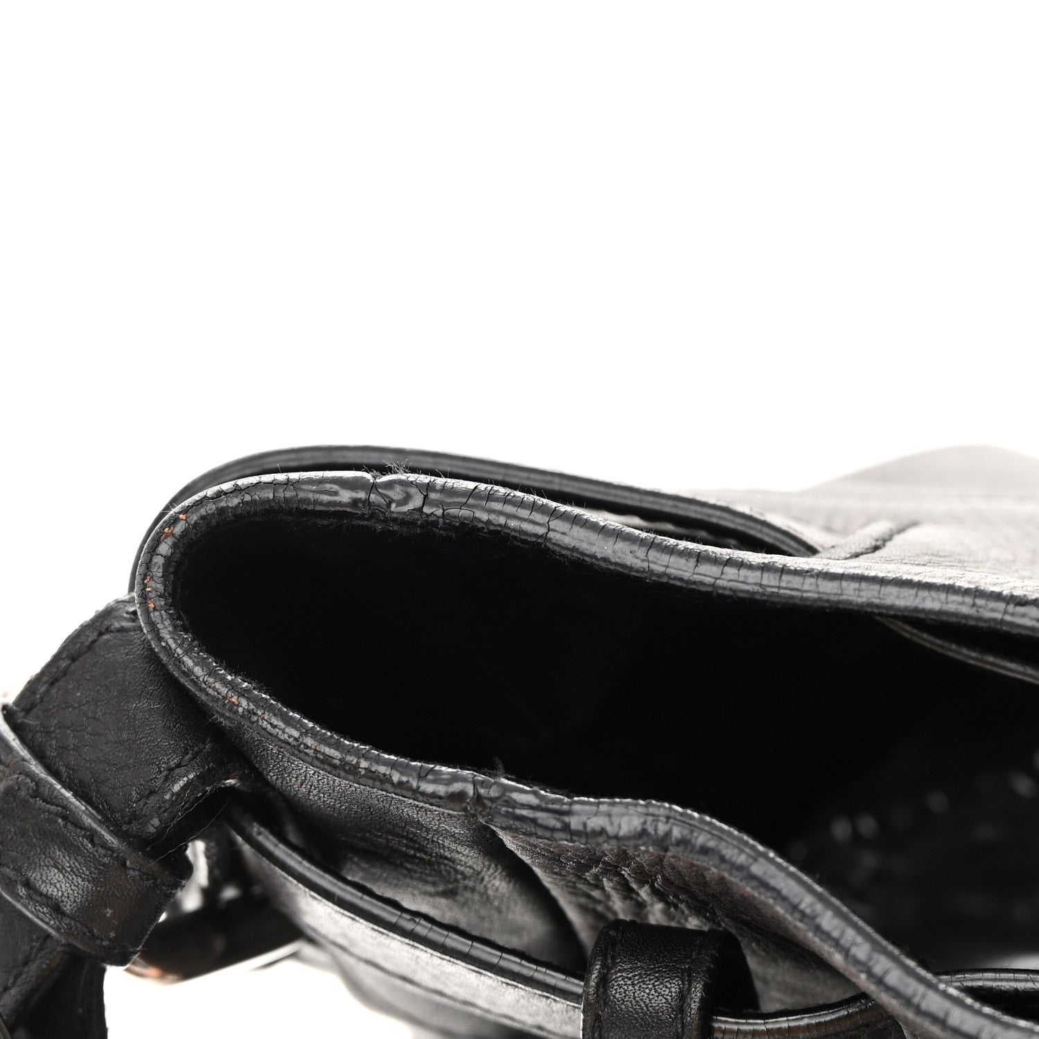 Prada Vitello Daino Tote Black 16 of 17